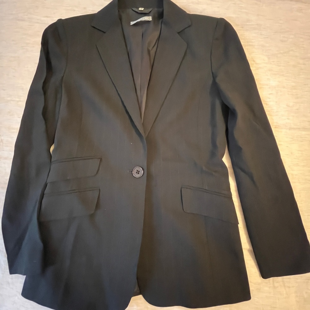 Blazer black with red stripes made in Italy